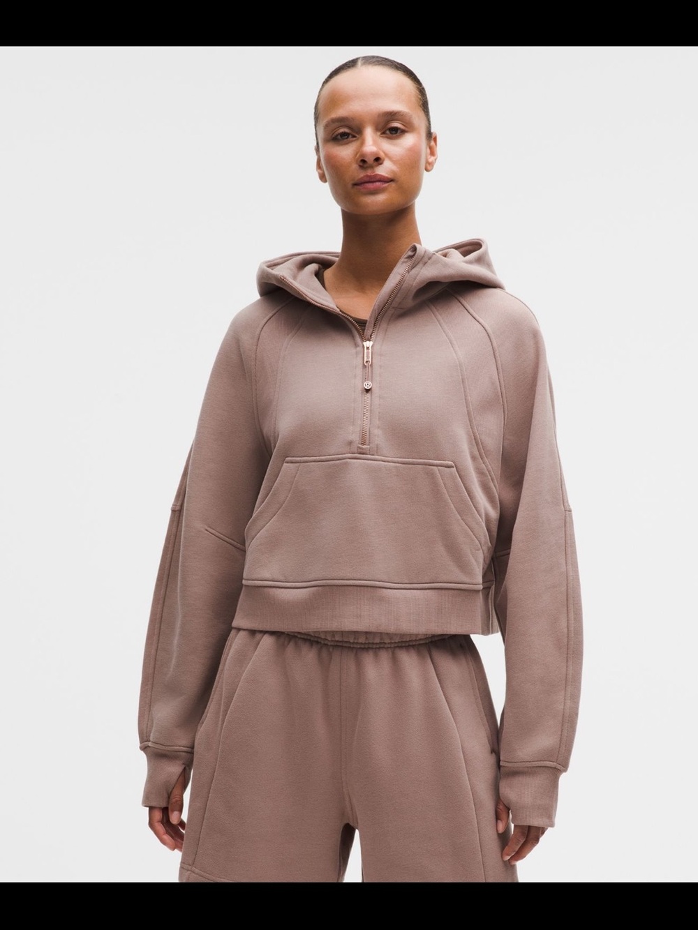 Lululemon Scuba Oversized half zip hoodie M/L NWT